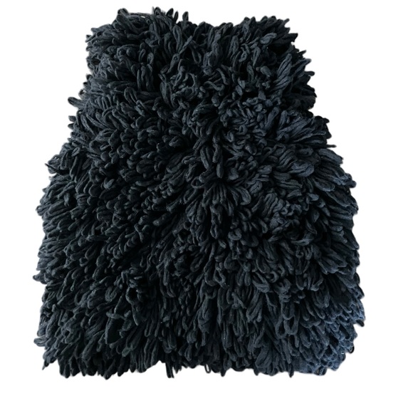 NWT Bogner Paria Black Wool Alpaca Loop Mop Vest Women’s ONE SIZE $850 🔥 - Picture 5 of 15